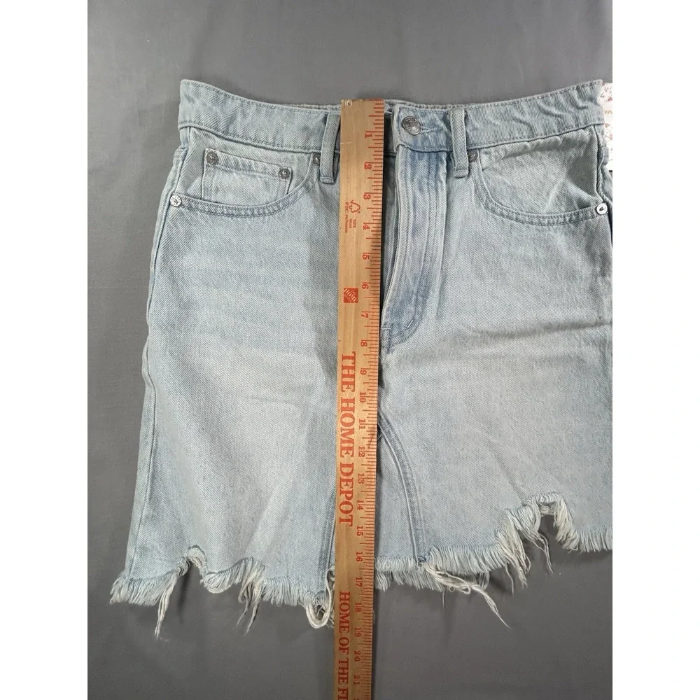 Skirt Free People Tidal Wave Denim women's‎ 27 Small New